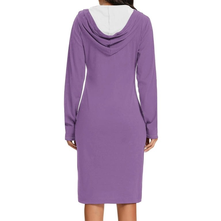 open lace back dress Lavender Fuzzy Knit Puff Sleeve Maternity Sweater Dress – PinkBlush main image 0