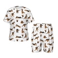 thumbnail image 1 of Fotbe German Shepherd Dog Pijama Estampada de 2 Piezas para Niños – Ropa de Dormir de Manga Corta Cómoda para Niños y Niñas, Camiseta y Shorts de Algodón-XX-Large, 1 of 6