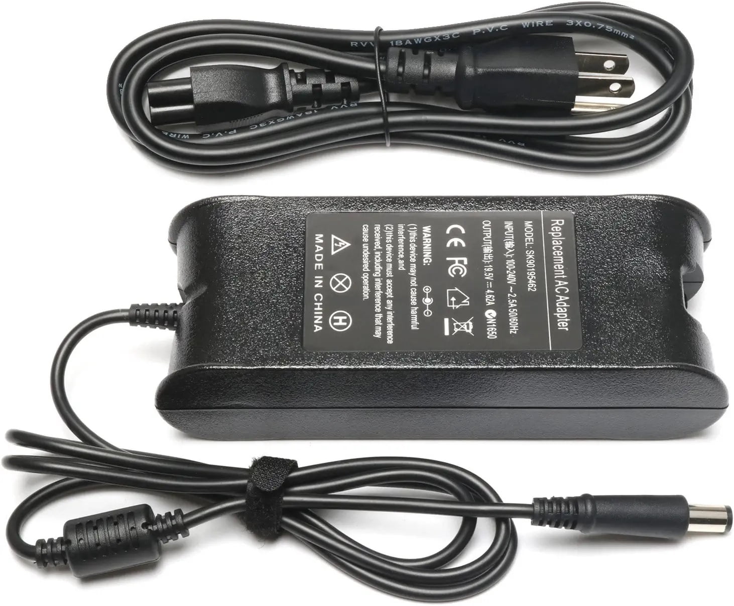 Adattatore CA 65 W Per HP Envy 13 15 17 15t 15m 17m X360 15-1039wm 15-1033wm 15-1010dx 15-w237cl 15-w110nr 15-ee1093cl 15m-eu003cl 3dx 15 -u010dx 17m-ch0013dx Cavo Di Alimentazione Per Notebook - Foto 9