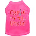 thumbnail image 1 of Cupid Is My Bestie Screen Print Dog Shirt Bright Pink Xxl (18), 1 of 1