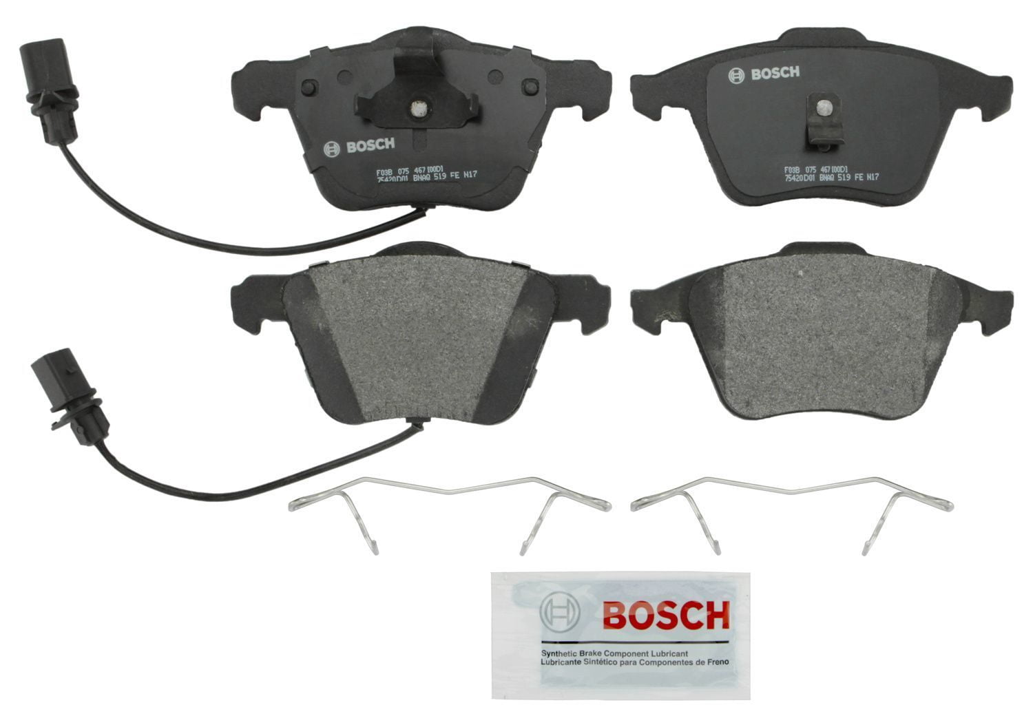 Bosch BP915 QuietCast Premium Disc Brake Pad Set Fits select: 2007-2013 MAZDA 3 3, 2009-2011 SAAB 2023-09-03 00:00:00