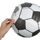 thumbnail image 4 of Farol con temática deportiva para fiesta de cumpleaños, con forma de balón de fútbol (10 pulgadas), 4 of 8