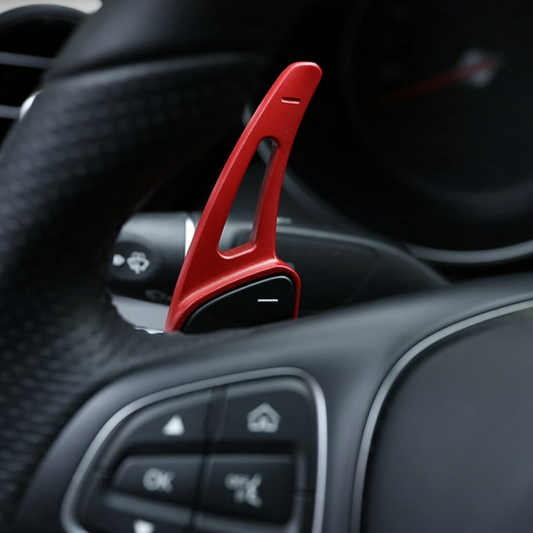 Tebru Aluminum Car Steering Wheel Shift Paddles Extensions Fit For