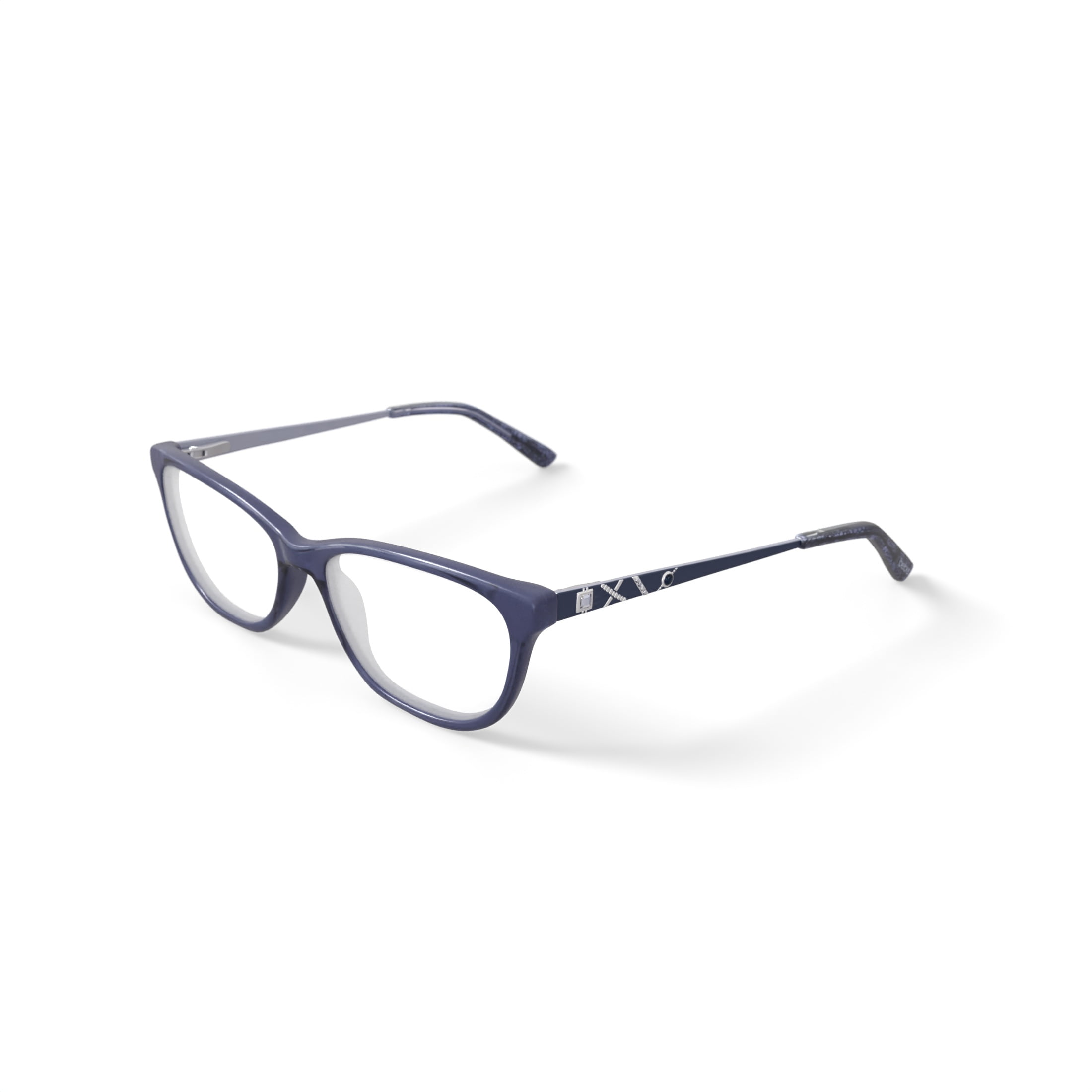 Bebe Women's BB4170 Prescription Eyeglasses with Case, Crystal Blue