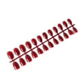 thumbnail image 3 of Seitruly 24 piezas de uñas postizas de ataúd resistentes a los arañazos de bailarina corta coloridas uñas acrílicas artificiales de color sólido DIY Juegos de manicura 2vino tinto Seitruly CE011412-02, 3 of 5