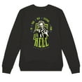 thumbnail image 4 of Beetlejuice Beetlejuice Stepdad From Hell Women's Crew Sweatshirt, Black, Medium, 4 of 4