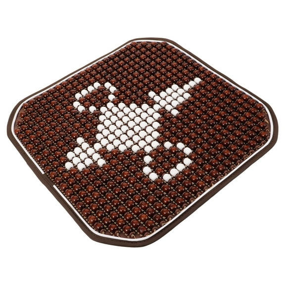 WORGEOUS Wood Beaded Seat Pad Summer Seat Cushion Beaded Seat Cushion Car Interior Supply