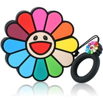 for Airpods Pro 2019/Pro 2 Gen 2022 Case Cute 3D Cartoon Character Soft Silicone Air pods Pro Fashion Funny Cover, Kawaii Fun Keychain Design Girls Boys, Cases for Airpod Pro Color Flower