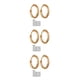 thumbnail image 5 of Pendientes de aro de plata sweethay para mujer con Galvanoplastia y Durabilidad, 5 of 6