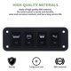 thumbnail image 5 of Panel De Interruptores De 4 Botones Panel De Control De Faros Delanteros De Alta Fácil De Instalar Panel De Palanca De Luz Conveniente Durable Negro Para El Tablero De Instrumentos Del Kearding VI004661-00, 5 of 7