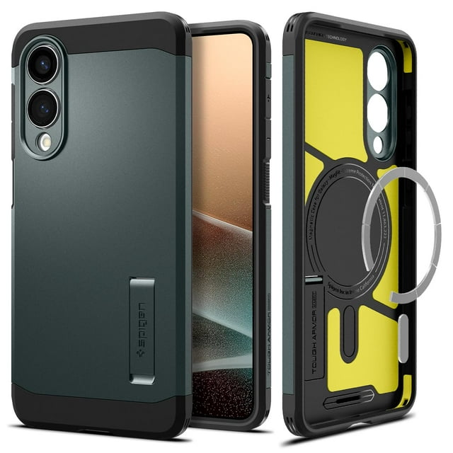 Funda Spigen Tough Armor (Ai) MagFit para Samsung Galaxy S25 Edge