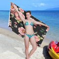 thumbnail image 6 of GZHJMY Microfiber Beach Towel,Flower Super Absorbent Sport Towel with Pouch,Quick Dry Pool Towels Pool Blanket for Swimming,Picnic,Yoga Gym 30×60in Washcloth, 6 of 7