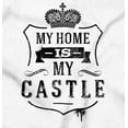 thumbnail image 2 of My Home My Castle Royalty King Queen Women Plus Size Long Sleeve Graphic Tee Brisco Brands 2X, 2 of 5