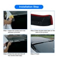 thumbnail image 3 of Roof Spoiler Rear Window Visor Wing Deflector for Toyota Camry 2018-2022 M Style Matte Black, 3 of 10