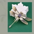 thumbnail image 4 of Vintage Dragonfly Brooch High-end Brooch Fashion Accessories Large Luxury Pin Suit, Shawl, Sweater Decoration Accessories, 4 of 5