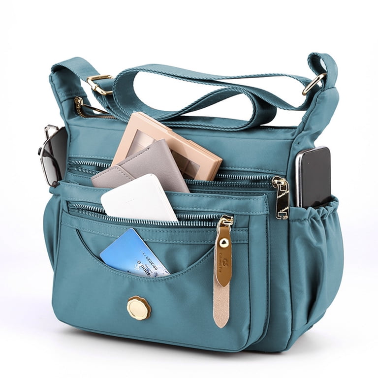 4051 Shoulder Backpack Multi-Pocket Nylon Purse Large Capacity Waterproof 2023 Large Capacity Waterproof Multi Pocket Nylon Shoulder  main image 2