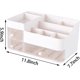 thumbnail image 2 of Acrylic Cosmetic Organizer Cosmetic Display Case with 3 Clear Drawers for Jewelry Hair Accessories Lipstick Lotion Beauty Product Organizer, 2 of 4