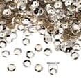 thumbnail image 2 of 10000 Pcs Paillettes en Vrac 6MM Paillettes Broderie Paillettes Spangles Ronds avec Trous, Or Rose, 2 of 7