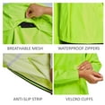 thumbnail image 7 of BALEAF Women' Cycling Running Rain Jackets Waterproof Hiking Wind Breakers Golf Lightweight Packable Reflective Fluorescent Yellow Size S, 7 of 7
