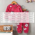 thumbnail image 5 of HCNTES Toddler Girls Clothes 18 24 Months 2T 3T 4T 5T Fall Winter Outfits Baby Kids Girls Long Sleeve Round Neck Flower Heart Print Sweatshirt Tops Long Pant Sets, 5 of 7
