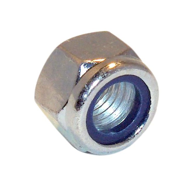 Forgefix Hexagonal Nuts With Nylon Inserts, Zp