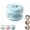 Blue, variant on 3-in-1 Retainer Case with Mirror & Cleaning Brush, Portable Aligner Soaking Cup & Storage Box, Drain Tray, Remover Tool, for Dentures & Travel Daily Care