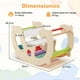 thumbnail image 3 of Costway Arco Balancín 2 en 1 para Niños Juguete de Escalada Montessori con Caballo Balancín Respaldo y Asiento para Niños en Adelante Multicolor, 3 of 9