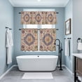 thumbnail image 3 of Boho Southwest Kitchen Curtains Sets for Windows 36 Inch Length, Vintage Country Ethnic Nation Motifs Rod Pocket Window Treatments Tier Curtains and Valances Set for Bedroom/Bathroom, 3 of 8