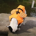 thumbnail image 3 of Chaleco salvavidas para perros Yinane Naranja S, 3 of 7