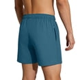 thumbnail image 3 of Lumtrix Men's Athletic Running Shorts with Pockets Lightweight Elastic Waist Basketball Workout Gym Shorts for Men Green 2XL, 3 of 6