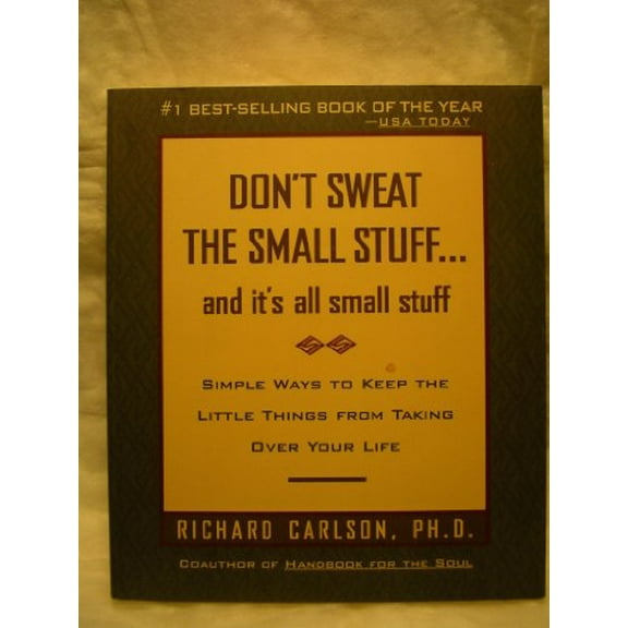 Pre-Owned Don't Sweat the Small Stuff (Paperback) 0786885386 9780786885381