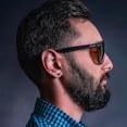 thumbnail image 5 of Piercing de oreja de calavera, pendientes para hombre, pendientes de calavera, acero inoxidable, hip hop, punk, jazz, joyería para hombre, 5 of 5