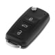 thumbnail image 5 of 3 Botones Plegable Remote Key Shell cover truck Key Case Fob Carcasa para Caddy Golf 5K0837202AD DYNWAVEMX Llave remota de coche de 3 botones, 5 of 8