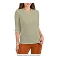thumbnail image 1 of Blusa Only Friends para Mujer, Cuello Tipo Mau con Aletilla y Botones Sage Talla CH, 1 of 4