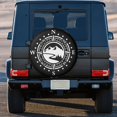 thumbnail image 5 of Mountain Road With Compass Tire Cover 4WD 4x4 SUV Navigation Spare Wheel Protector Land Cruiser Prado 14-17h, 5 of 5