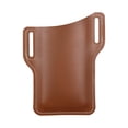 thumbnail image 5 of ddioayh Clearance Universal Leather Case Waist Mobile Phone Bag Outdoor Mobile Phone Waist Bag Waist Hanging Mobile Phone Bag Anti-falling Mobile Phone Case, 5 of 5