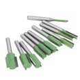 thumbnail image 4 of Straight Router Bit, Adjustable Cutting Depth 6mm Shank Diameter  PTFE Coating Straight Cut Router Bit Thickened Tungsten Alloy Double Flute Straight Router Bit For Trimming, 4 of 8