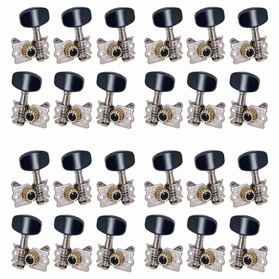 24Pcs 3R3L Guitar Tuning Pegs Open Machine Heads Acoustic Folk Guitar Tuning Peg Tuners Parts
