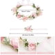 thumbnail image 2 of Corona de flores, diadema con corona de flores, diademas de flores, tocados, bandas para el cabello, guirnalda floral, para mujeres y niñas, para festivales, fiestas, bodas, playa, 2 of 4