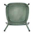 thumbnail image 2 of Weston Home Perry X-Back Metal Dining Chairs, Set of Two, Antique Sage, 2 of 9