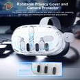 thumbnail image 4 of JYS Crystal Clear Protective Case & Lens Privacy Cover for Meta Quest 3 - Anti-Scratch VR Headset Shell, Dustproof Lens Guard, Easy Install Accessory Set, 4 of 8