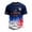 Blue-a, variant on Mens France Inspired 2026 Soccer Short Sleeve Crew Neck T-Shirt