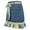 Yellow, variant on Upcycled Denim Apron With Lace Trim, Jean Apron For Garden Cooking Lovers, Vintage Style Kitchen Workwear (Blue ,43*37CM)