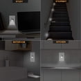 thumbnail image 2 of 4Pack Illuminated Tamper Resistant White Wall Outlet-Touch Control,Automatic On/Off LED Night Light,GuideLight for Decora Duplex Receptacle-15A,125V with Electrical Outlet Cover Plate, 2 of 7