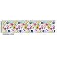 thumbnail image 2 of Ambesonne Floral Fabric by the Yard Upholstery, Colorful Translucent Flowers, 2 Yards, Multicolor, 2 of 4
