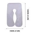 thumbnail image 3 of Dopebox U Shaped Pregnancy Pillow, U Shaped Sleeping Pillow for Pregnant, Maternity Pillow U-Shaped Full Body Pregnancy Pillow, U Shaped Body Pillow Side Sleepers with Removable Cover (Gray), 3 of 9