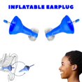 thumbnail image 4 of Reusable Inflatable Noise Canceling Earplugs for Swimming Sleeping and Work IPX7 Waterproof Comfort Fit Soundproof Protection, 4 of 8