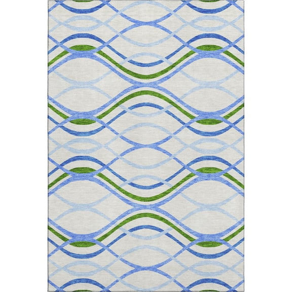 Dalyn Rugs Premium Machine Washable Mayfield AMF757 Sky 3' x 5' Rug