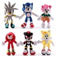 thumbnail image 2 of Supersonic Hedgehog Sonic Plush Cartoon Game Anime Children's Plush Doll Toys Christmas Birthday Gift Wholesale Size 30cm, 2 of 5