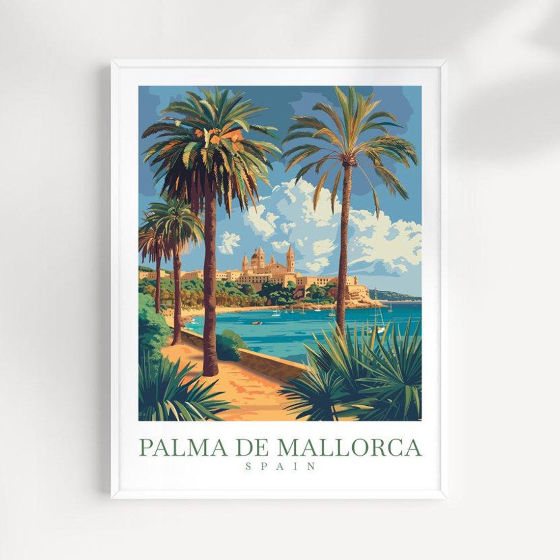 Palma De Mallorca Wall Art Print Spain Travel Decor Unframed Paper Print